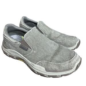 Skechers Respected-Fallston Gray Loafers Size10